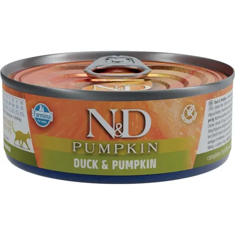 Farmina N&D Cat Duck & Pumpkin 80g – afbeelding 1