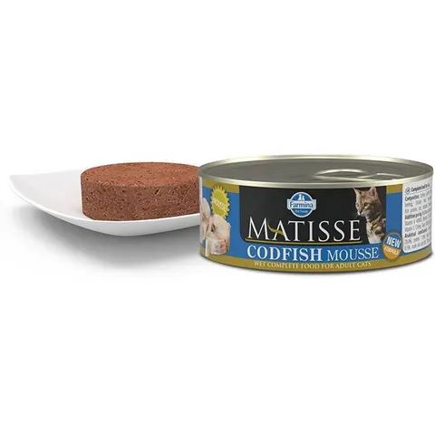 Russo Mangimi Matisse Cat Mousse Codfish 85g – immagine 1