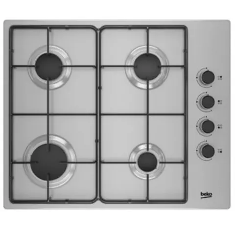 Table de cuisson gaz BEKO HIGG64123SX – image 1