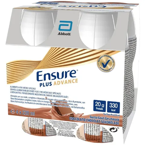 Ensure Abbott Plus Advance Cioccolato 4x220ml – immagine 1