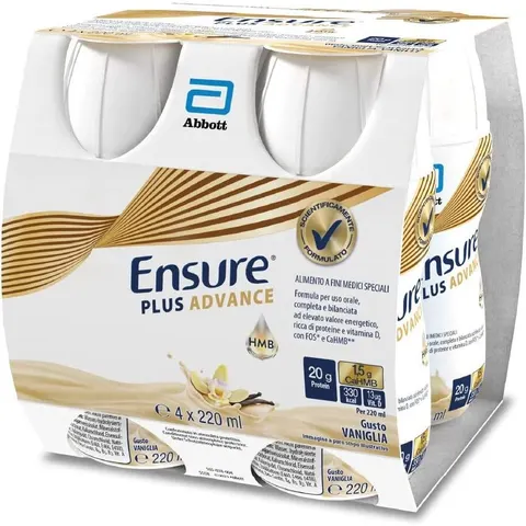 ensure plus advance vaniglia 4x220 ml – immagine 1