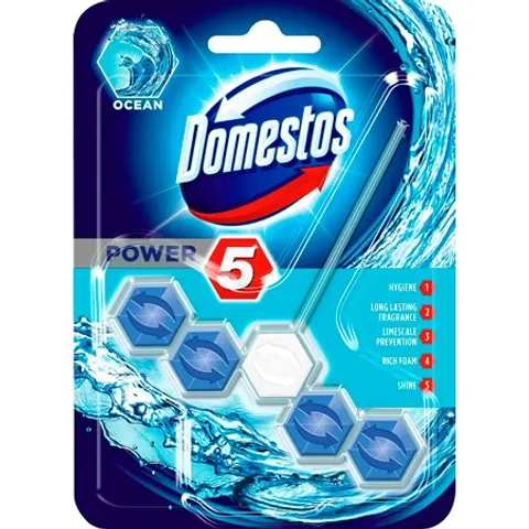 Domestos Hygiene Power 5 WC Block - Ocean – image 1