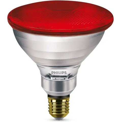PHILIPS PHI 12891115 - Infraphil E27 heating lamp, 100 W, red, PAR38 – image 1