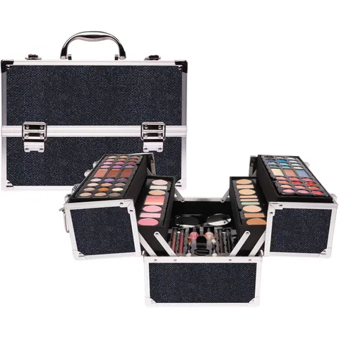 Naima Cosmetic Case Make-up Black Glitter XL - Default Title – immagine 1