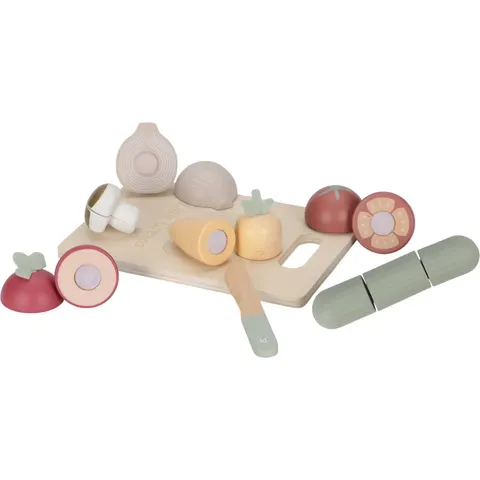 Little Dutch Verduras de Madera para Cortar – imagen 1