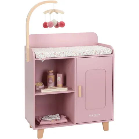Little Dutch Doll Changing Table - Pink – image 1