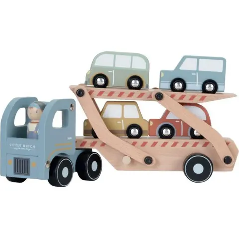 Little Dutch Camión Porta Coches de Madera – imagen 1