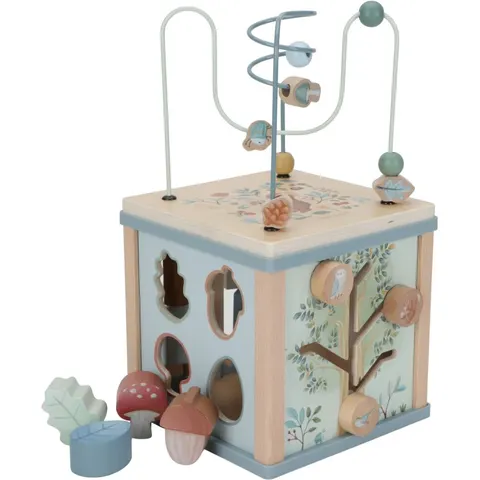 Little Dutch Activity Cube - Forest Friends – Blue – image 1