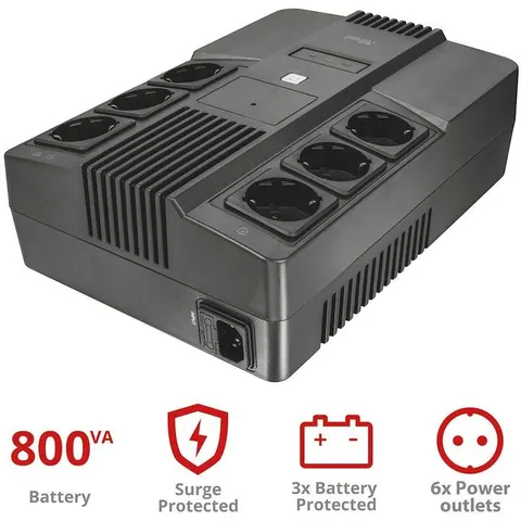 Trust MAXXON POWERSTRIP UPS 800 VA – afbeelding 1