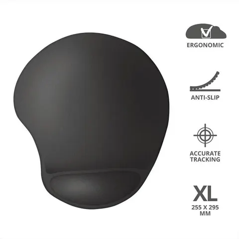Trust XL Gel-Mauspad Schwarz – Bild 1