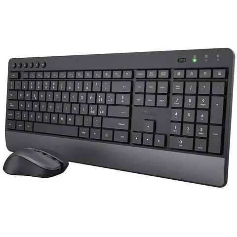 Tastiera e mouse Trust 24530 TREZO Black e Gray – immagine 1