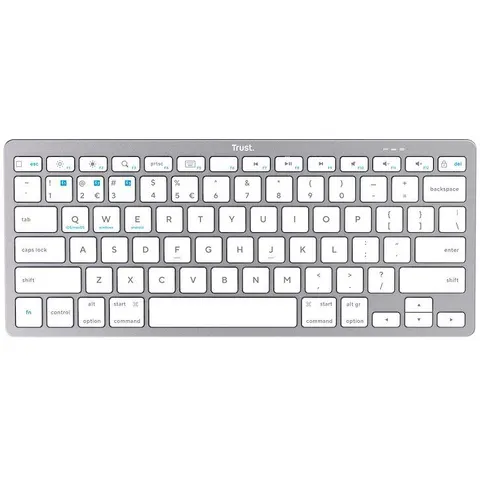 Trust Tastiera wireless 24652 Silver – immagine 1