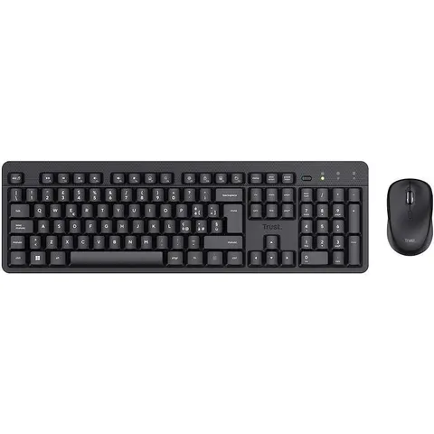 Trust Ody Ii Wl Keyboard & Mouse It-black – immagine 1