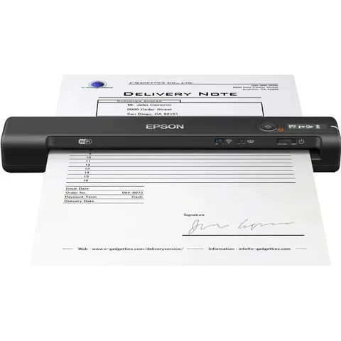 Epson WorkForce ES-60W Einzelblatt Scanner – Schwarz – Bild 1