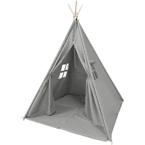 Sunny Tipi infantil algodón gris 120x120 – imagen 1