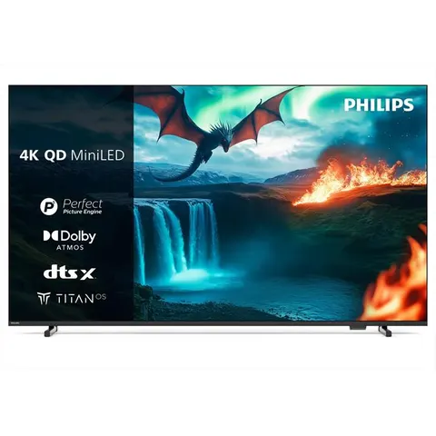 Philips Smart Tv Mini Led Uhd 4k 55" 55mled820/12-black – immagine 1