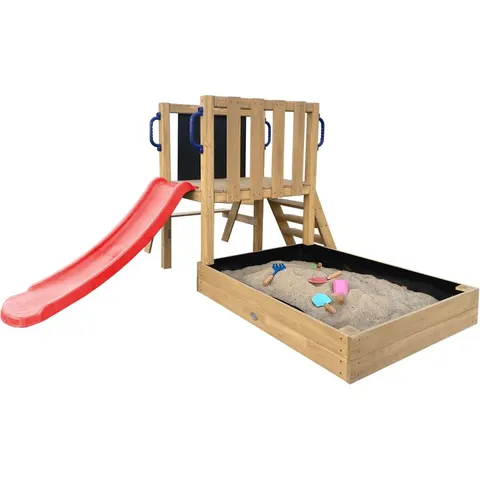 Axi Mini parque infantil con tobogán rojo – imagen 1