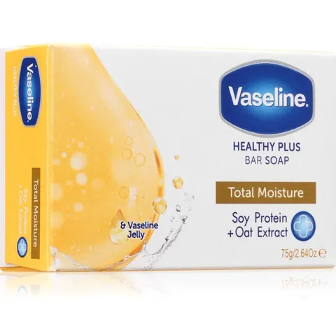Vaseline Healthy Plus Bar Soap Total Moisture - 75 Gram – afbeelding 1