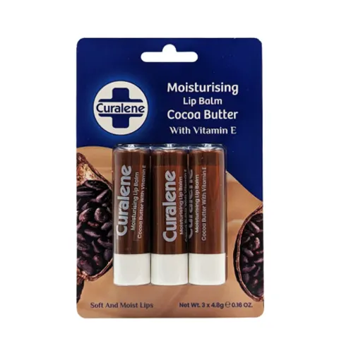 Curalene Cocoa Butter Lip Balm - 3 pcs. – image 1