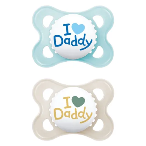 MAM Original I Love Daddy 2–6M Ciuccio – 2 pezzi – immagine 1