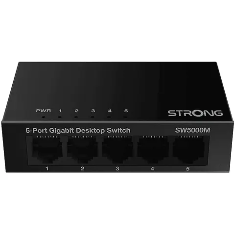 Switch 5 Puertos 10/100/1000Mbps - STRONG – imagen 1