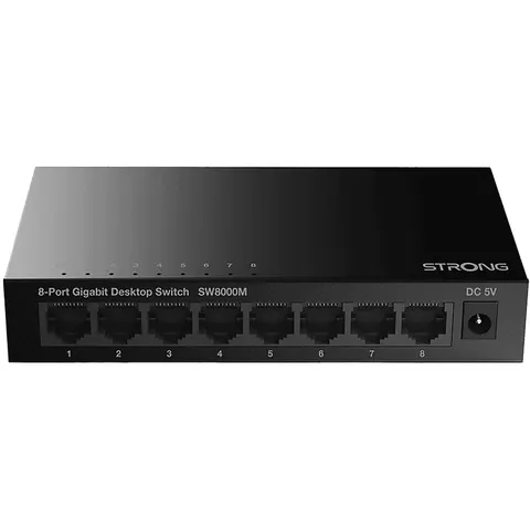 STRONG Switch Gigabit Sw8000m-nero – immagine 1