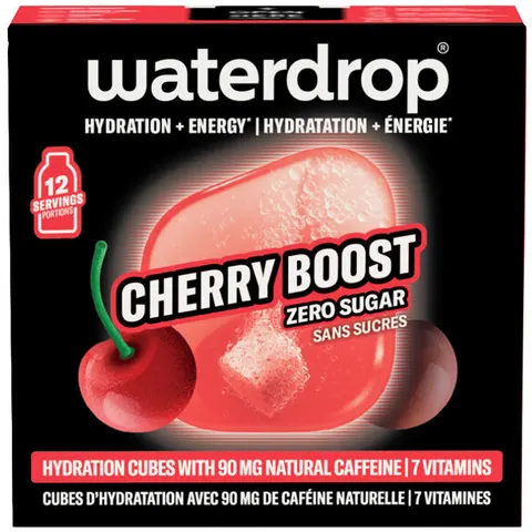 Waterdrop Cherry Boost Hydration Cubes 12ST – afbeelding 1