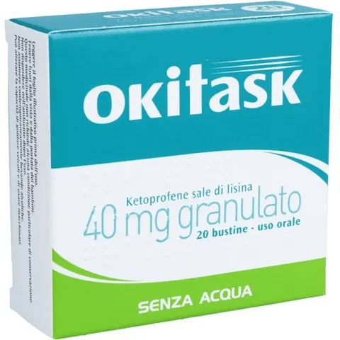 Oki task 40 mg Ketoprofene di Lisina 20 Bustine – immagine 1