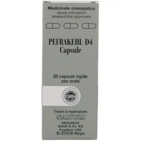 Sanum-Kehlbeck Pefrakehl D4 20 Capsule – immagine 1
