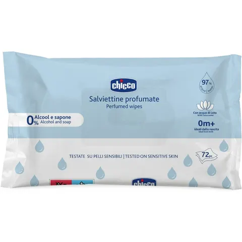 Chicco Salviette 72 Pezzi No Plaque – immagine 1