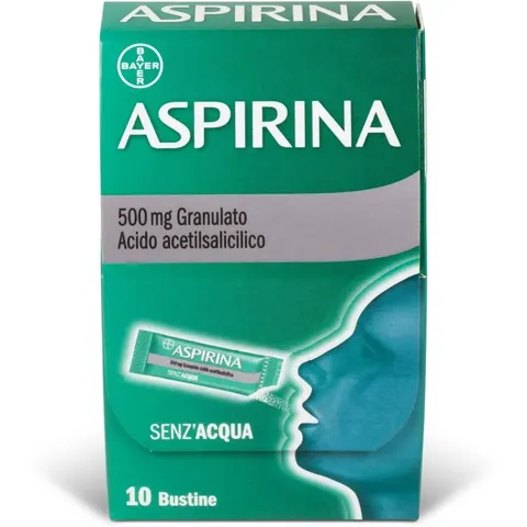 Bayer Aspirina 500 mg 10 bustine granulato – immagine 1