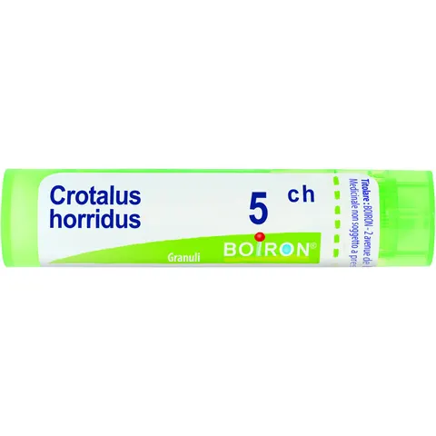 Crotalus Horridus 5ch Granuli Multidose Boiron – immagine 1