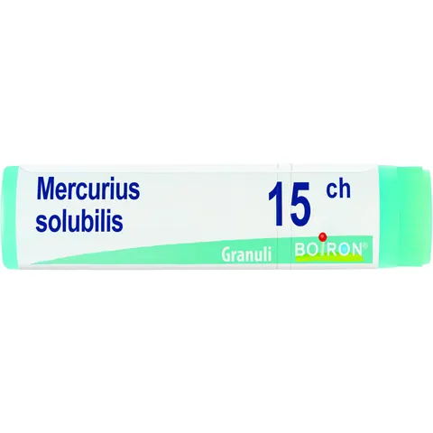 Mercurius Solubilis 15ch Globuli Monodose Boiron – immagine 1