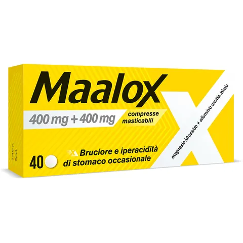 Maalox Compresse 40 Compresse Masticabili – immagine 1