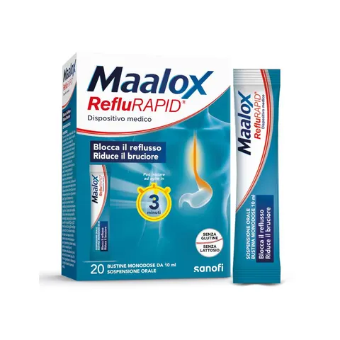 Maalox Reflurapid 20 Bustine – immagine 1