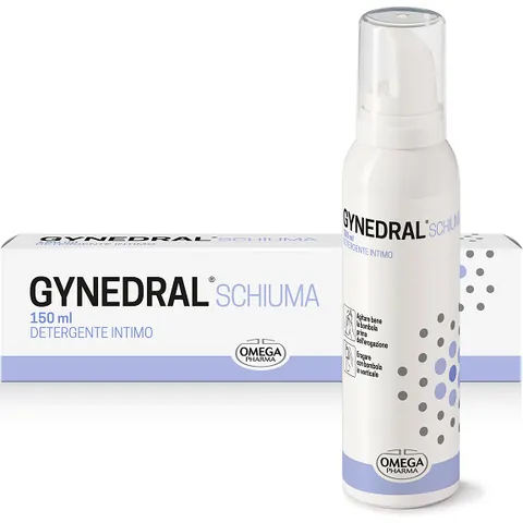 omega pharma Gynedral schiuma detergente intimo 150 ml – immagine 1