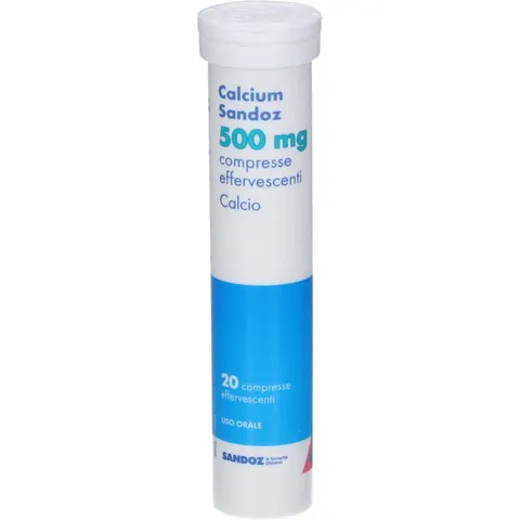 sandoz Calcium 20compresse Eff 500mg – immagine 1