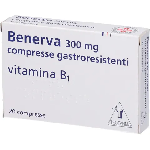 Teofarma Benerva 300 mg 20 compresse gastroresistenti – immagine 1