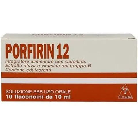 teofarma Porfirin 12 integratore 10flaconcini 10ml – immagine 1