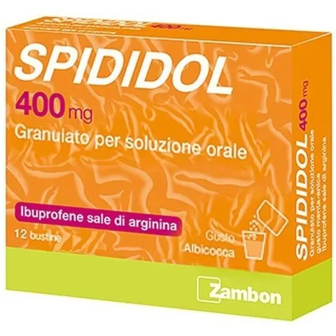 Zambon Spididol 400mg 12 Bustine Gusto Albicocca – immagine 1
