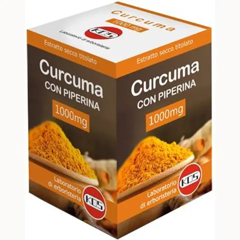 Kos Curcuma con Piperina 30 Compresse – immagine 1