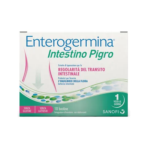 Enterogermina - Trattamento per Intestino Pigro, 10 Bustine – immagine 1