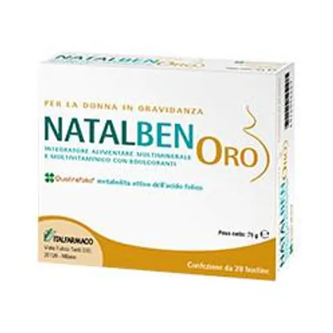 Natalben Oro Integratore 28 Bustine – immagine 1