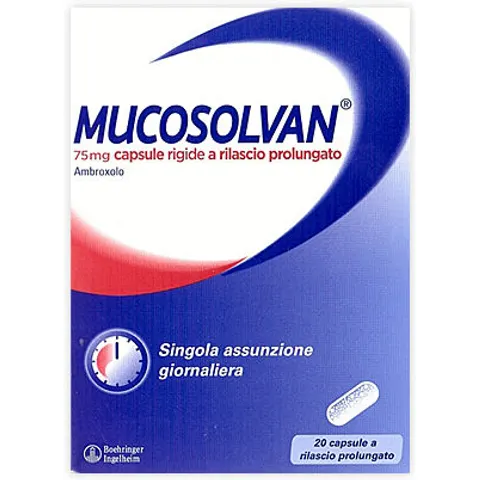 mucosolvan 75 mg 20 Capsule Rilascio Prolungato – immagine 1