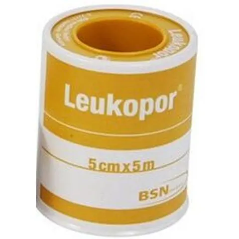 leukopor Cerotto su rocchetto 5x500cm – immagine 1