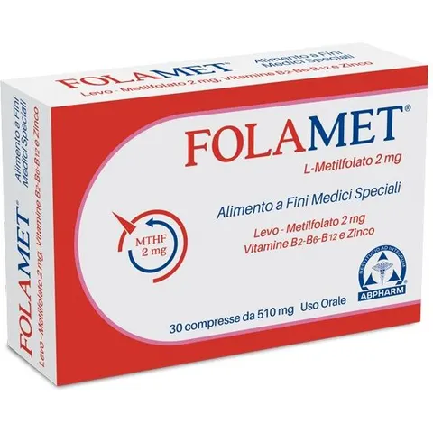 A.B.PHARM Srl FOLAMET 30 Cpr – immagine 1