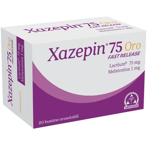 a.b.pharm srl Xazepin 75 oro fast release 20 bustine – immagine 1
