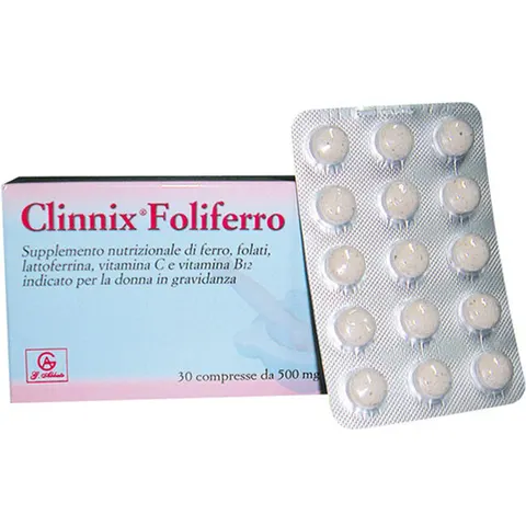ABBATE A&V PHARMA Srl CLINNER Foliferro 30 Cpr – immagine 1