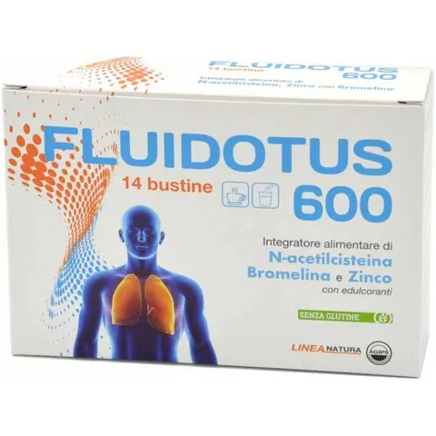 agips farmaceutici Fluidotus 600 14 Bustine – immagine 1
