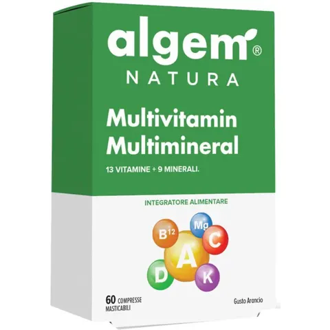 algem natura Multivitamin Multimineral 60 Compresse Masticabili – immagine 1